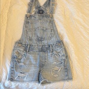 GAP Blue Denim Overalls Classic Relaxed Fit